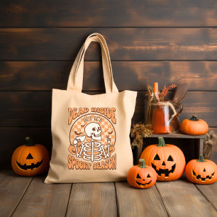 Totes Inside Retro Groovy Halloween Tragetasche