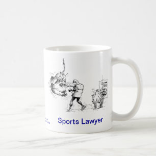 Totes Lawyer™ trägt Rechtsanwalt-Kaffee-Tasse z Tasse