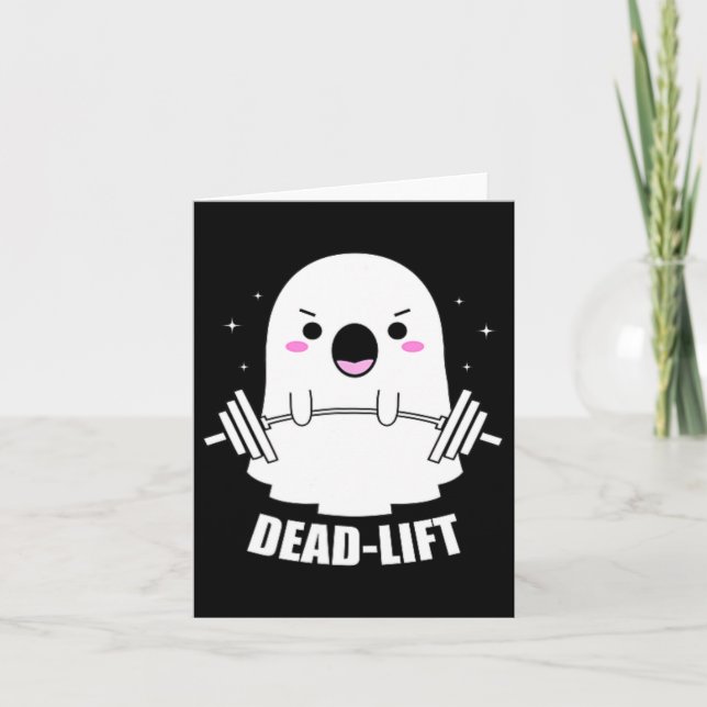 Totes Lift Ghost Halloween1 Karte (Vorderseite)