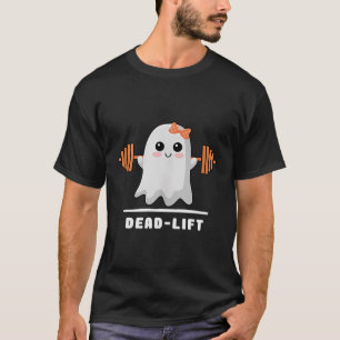 Totes Lift Ghost Halloween Funny Ghost Gym T-Shirt