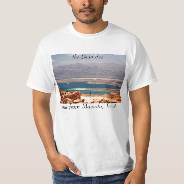 Totes Meer, Ansicht von Masada T - Shirt (Vorderseite)