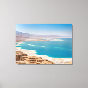 Totes Meer in Israel Leinwanddruck