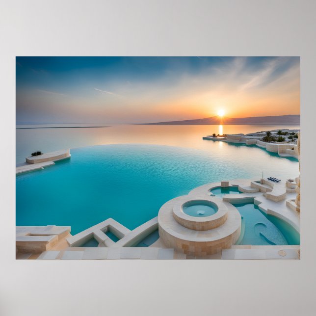 Totes Meer in Israel Poster (Vorne)