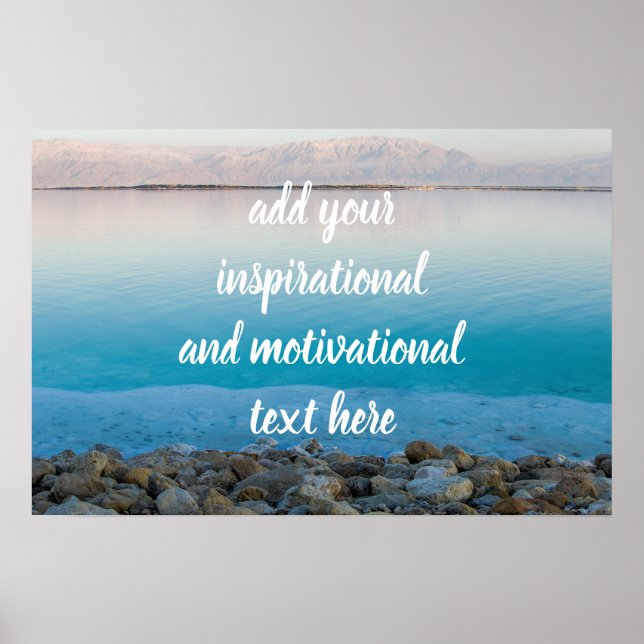 Totes Meer Israel Poster (Vorne)