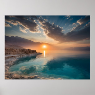 Totes-Meer-Landschaft Israel Poster