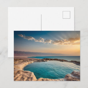 Totes-Meer-Landschaft Israel Postkarte