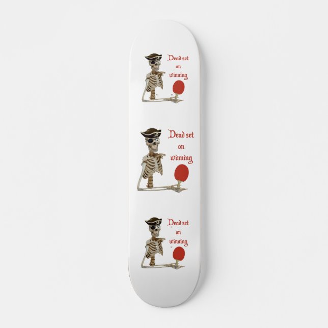 Totes Set Pirate Ping Pong Skateboard (Vorne)