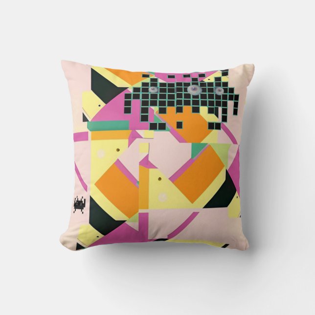 Tötete sie mit Memphis-Designed-Kindness Kissen (Vorderseite)