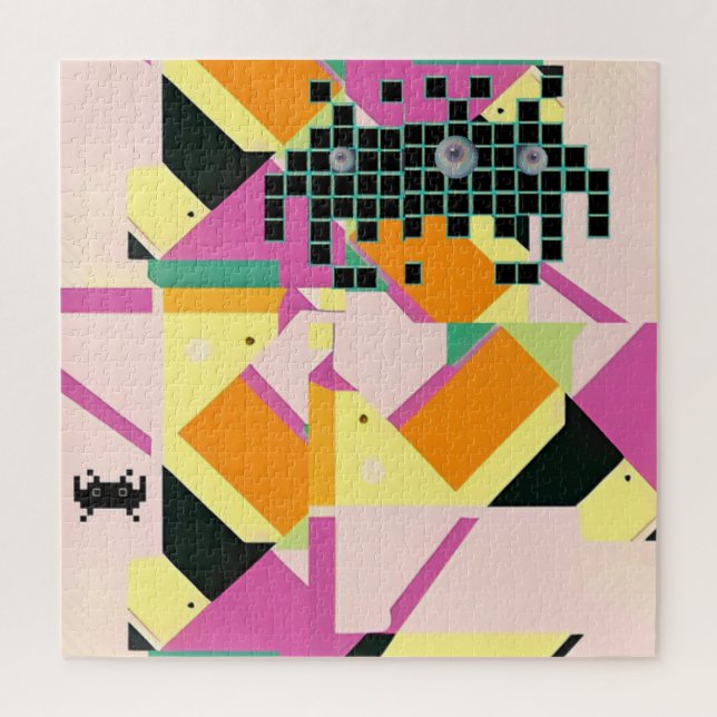 Tötete sie mit Memphis-Designed-Kindness Puzzle (Vertikal)