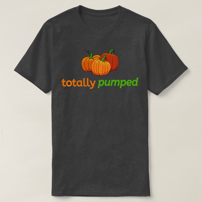 Totgebürstete Pumpkins Herbst Herbst T-Shirt (Design vorne)