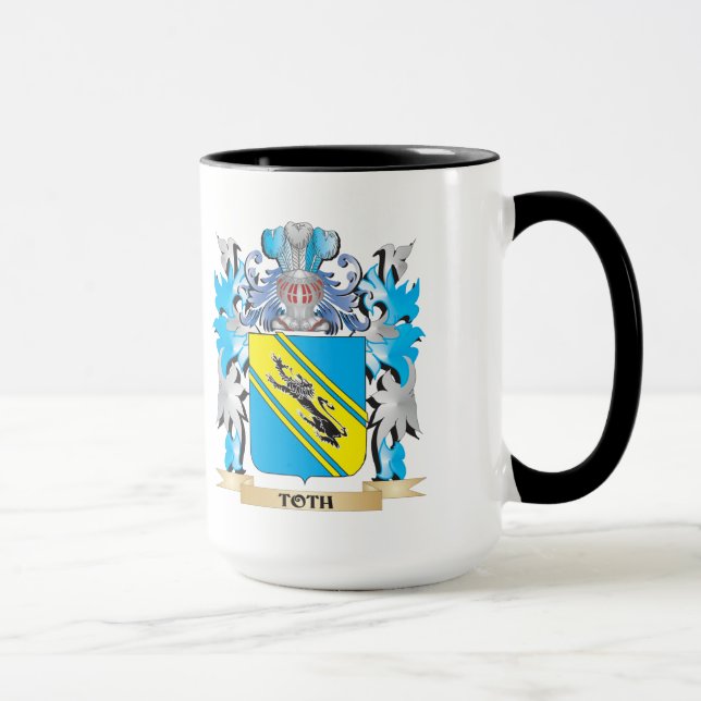 Toth Wappen - Familienwappen Tasse (Rechts)