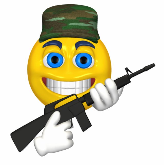 toting Verzierung des Gewehrs Weihnachts Fotoskulptur Ornament (Vorne)