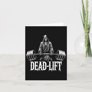 Totlift - Grimmiger Sensenmann Halloween Gym Worko Karte