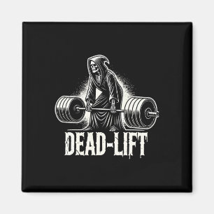 Totlift - Grimmiger Sensenmann Halloween Gym Worko Magnet