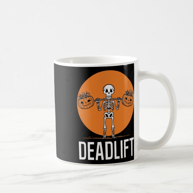Totlift, Spooky, Gewichtheben Kaffeetasse (Rechts)