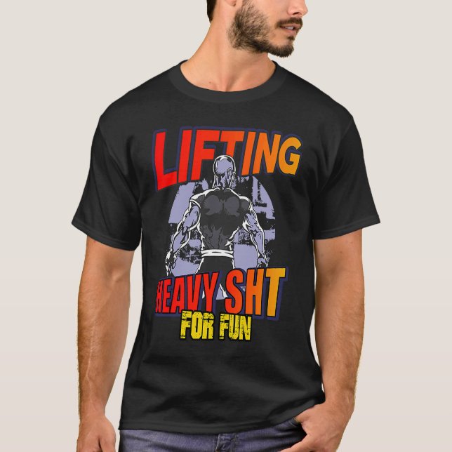 Totlift und Squat Workout T-Shirt (Vorderseite)