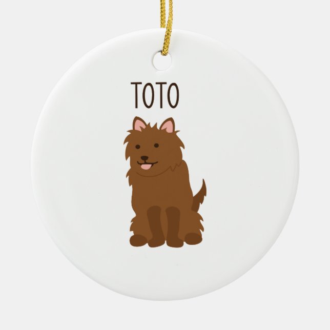 Toto Keramik Ornament (Vorne)