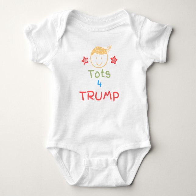 Tots für Trump Baby Strampler (Vorderseite)