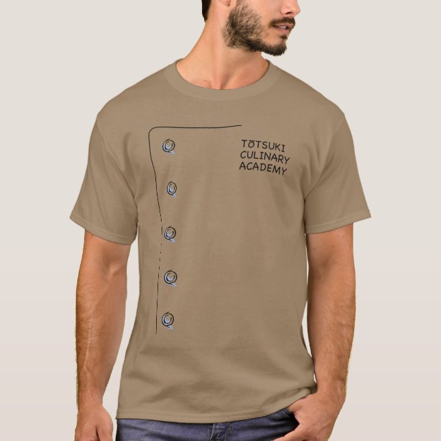 Totsuki Culinary Academy Anime Manga Cosplay Shoku T-Shirt (Vorderseite)
