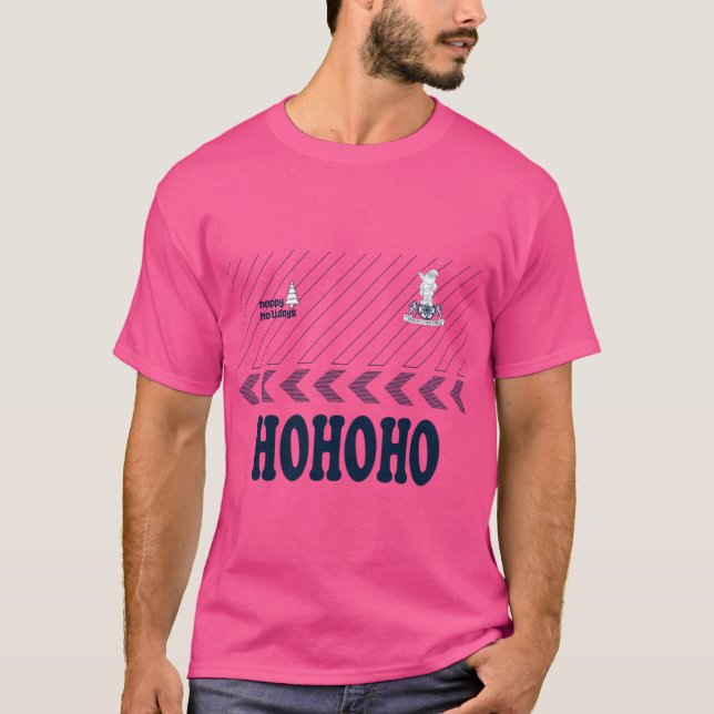 Tottenham 80er Retro Kit Weihnachtspullover T-Shirt (Vorderseite)