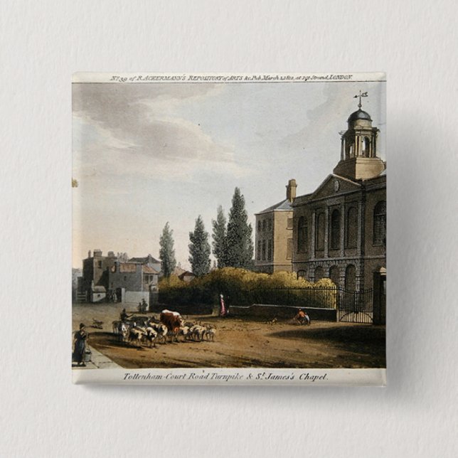 Tottenham-Gerichts-StraßeTurnpike Button (Vorderseite)