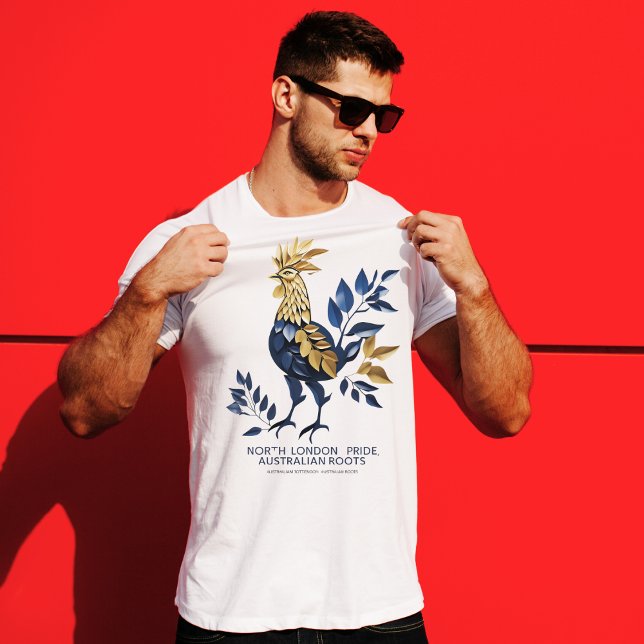 Tottenham Hotspur | Cockerel & Lily Blume Design T-Shirt (Von Creator hochgeladen)