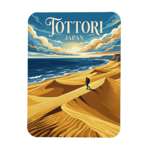 Tottori-Sanddünen Japan Magnet