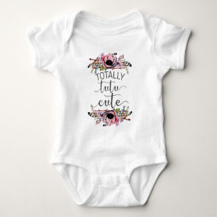 Totu Tutu Niedlich Baby Girl Boho Floral Frame Tut Strampler
