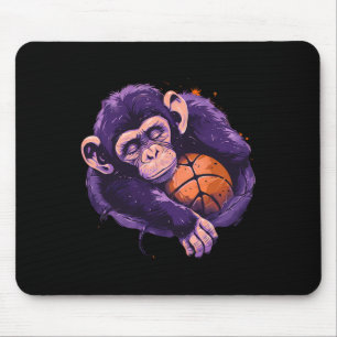 Tötungsaffe Tier Kunst Zeichnung Tötungsliebhaber Mousepad