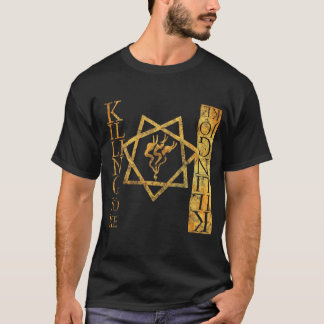 Tötungswitz Gothic Rock Golden Grunge bekümmert T-Shirt