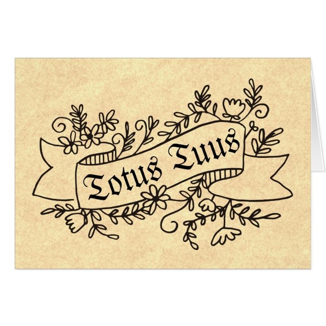 Totus Tuus Gebets-Papst Johannes Paul II (Vorderseite (Horizontal))