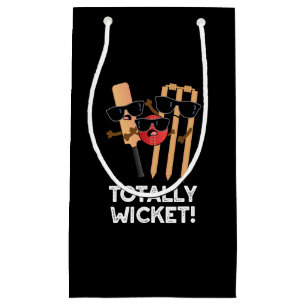 Totwicket Funny Sports Cricket Puck Dark BG Kleine Geschenktüte