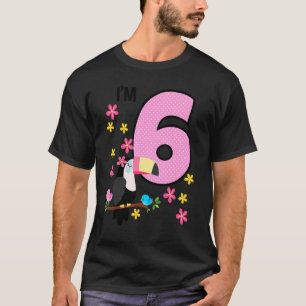 Toucan 6. Geburtstag 6 Jahre Geburtstag Girl Tropi T-Shirt