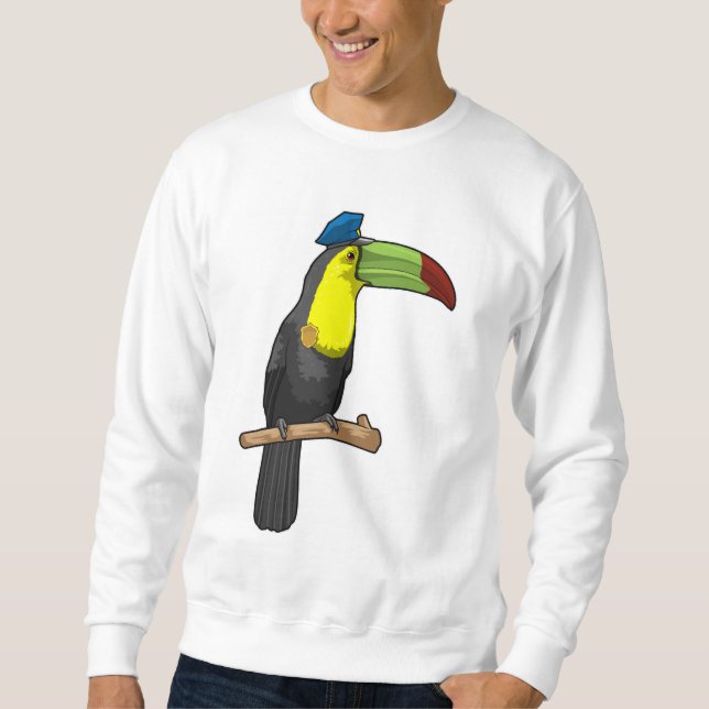 Toucan als Polizeibeamte Sweatshirt (Vorderseite)