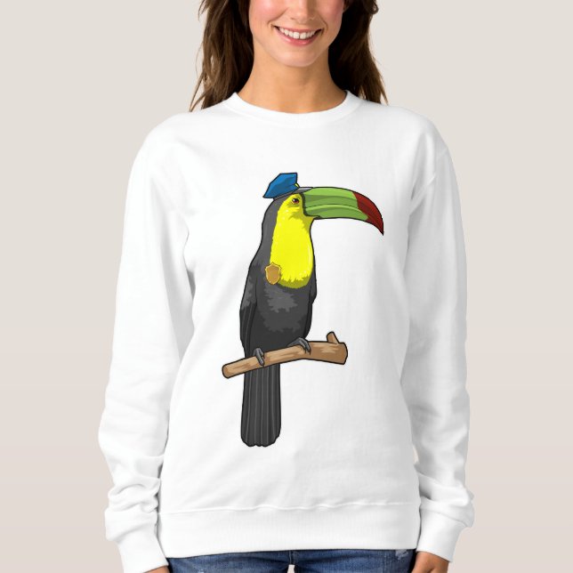 Toucan als Polizeibeamte Sweatshirt (Vorderseite)