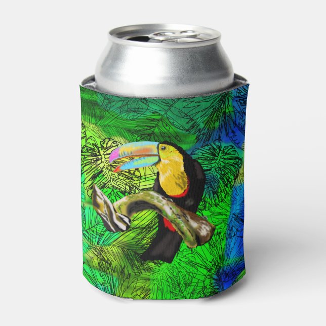 Toucan Bird Can Cooler Dosenkühler (Kanne Vorderseite)