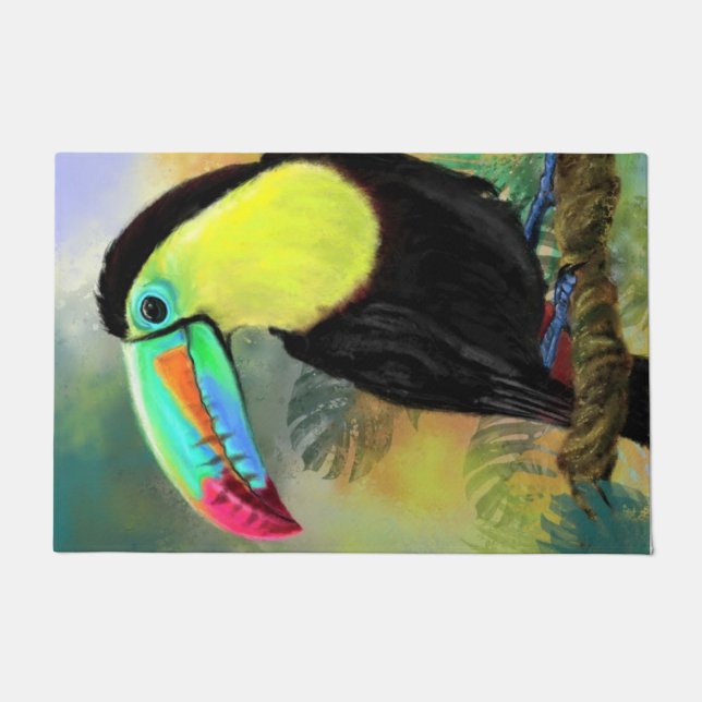 Toucan Bird Doormat Fußmatte (Vorderseite)