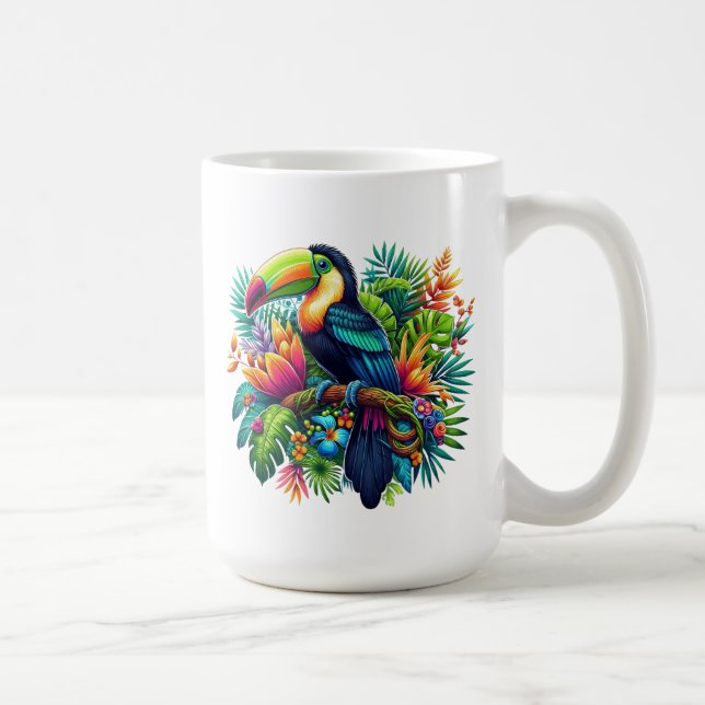 Toucan Bird Kaffeetasse (Rechts)