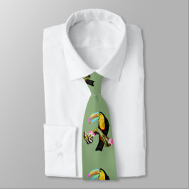 Toucan Bird Neck Tie - Ihre Farben Krawatte