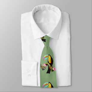 Toucan Bird Neck Tie - Ihre Farben Krawatte
