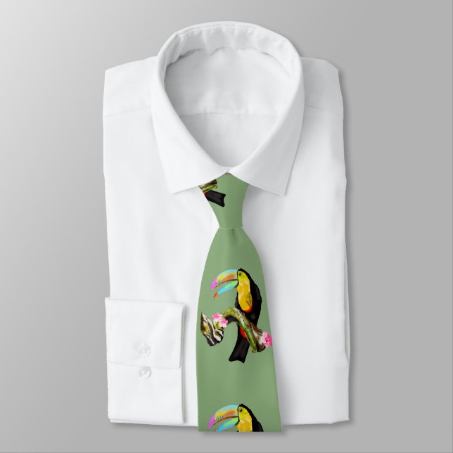 Toucan Bird Neck Tie - Ihre Farben Krawatte (Gebunden)