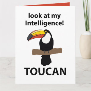 Toucan Bird Niedlich Funny Karte