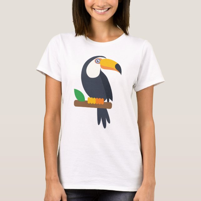 Toucan Bird - Niedlicher Toucan T-Shirt (Vorderseite)