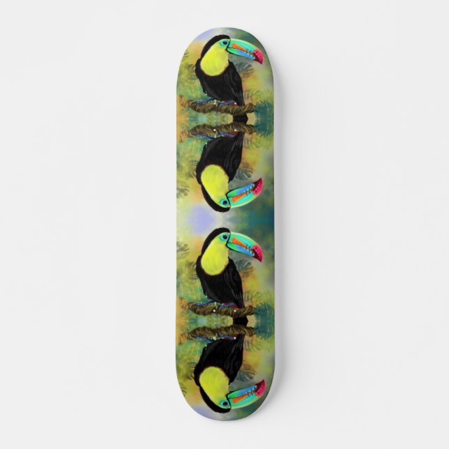 Toucan Bird Skateboard Toco (Vorne)