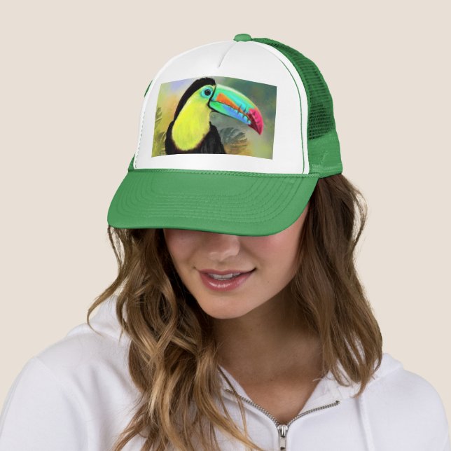 Toucan Bird Trucker Hat Toco Truckerkappe (Beispiel)