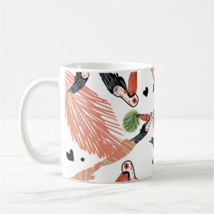 Toucan Birds Summer Tropical Greenerity Art Kaffeetasse