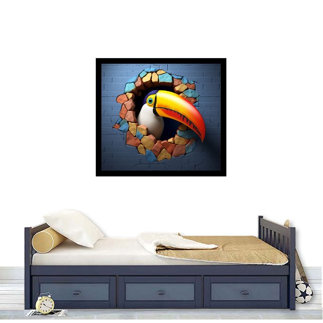 Toucan Breout Print Poster Artwork Mural (Von Creator hochgeladen)