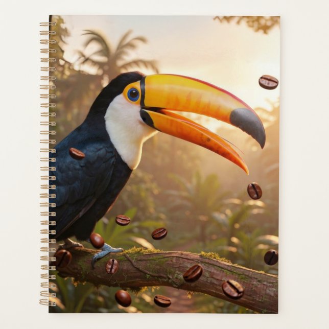 TOUCAN - COFFEE KÖNIGIN PLANER (Vorderseite)