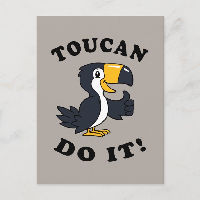 Toucan Do it Postkarte (Vorderseite)
