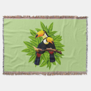 Toucan Duo Green Decke